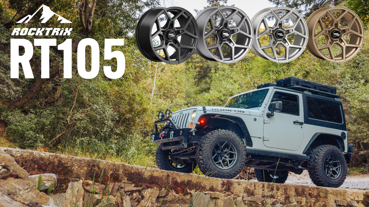Amazon.com: RockTrix RT105 17 inch Wheel Compatible with Jeep